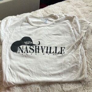 Brandy Melville Nashville Live Music Graphic Tee